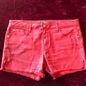 Level 99 Faded Red shorts